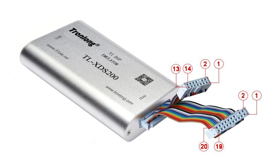 TL-XDS200 20-20-14pin JTAG 轉(zhuǎn)接排線